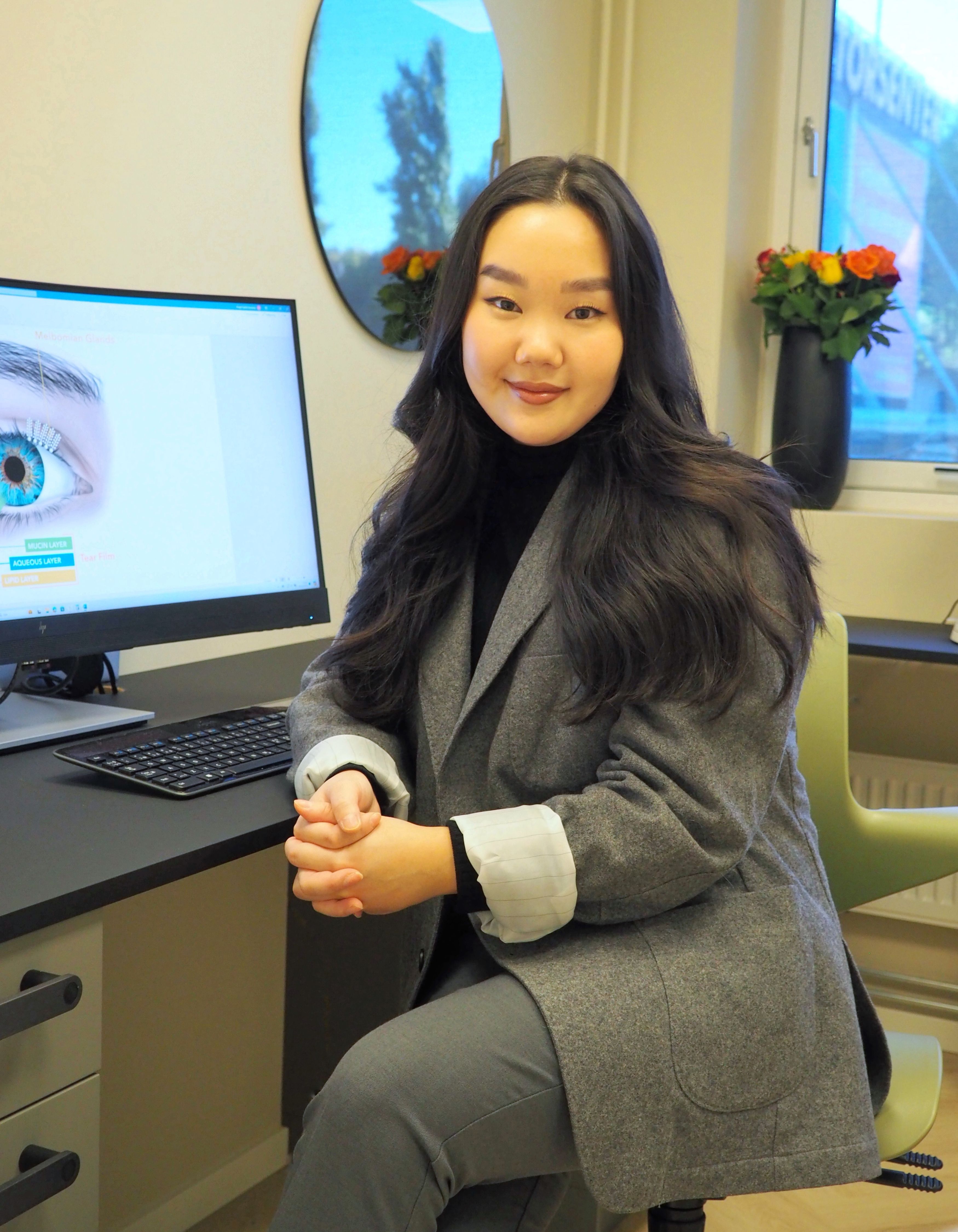 Aurora Bernt, Optiker Msc, spesialist tørre øyne